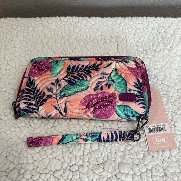 lug Handbags - LUG AZALEA PINK 💖Splits XL Wristlet New in Package (Regular $55)
